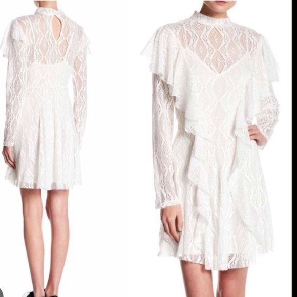Free People Lace Long Sleeve Dress - Picture 4 of 4